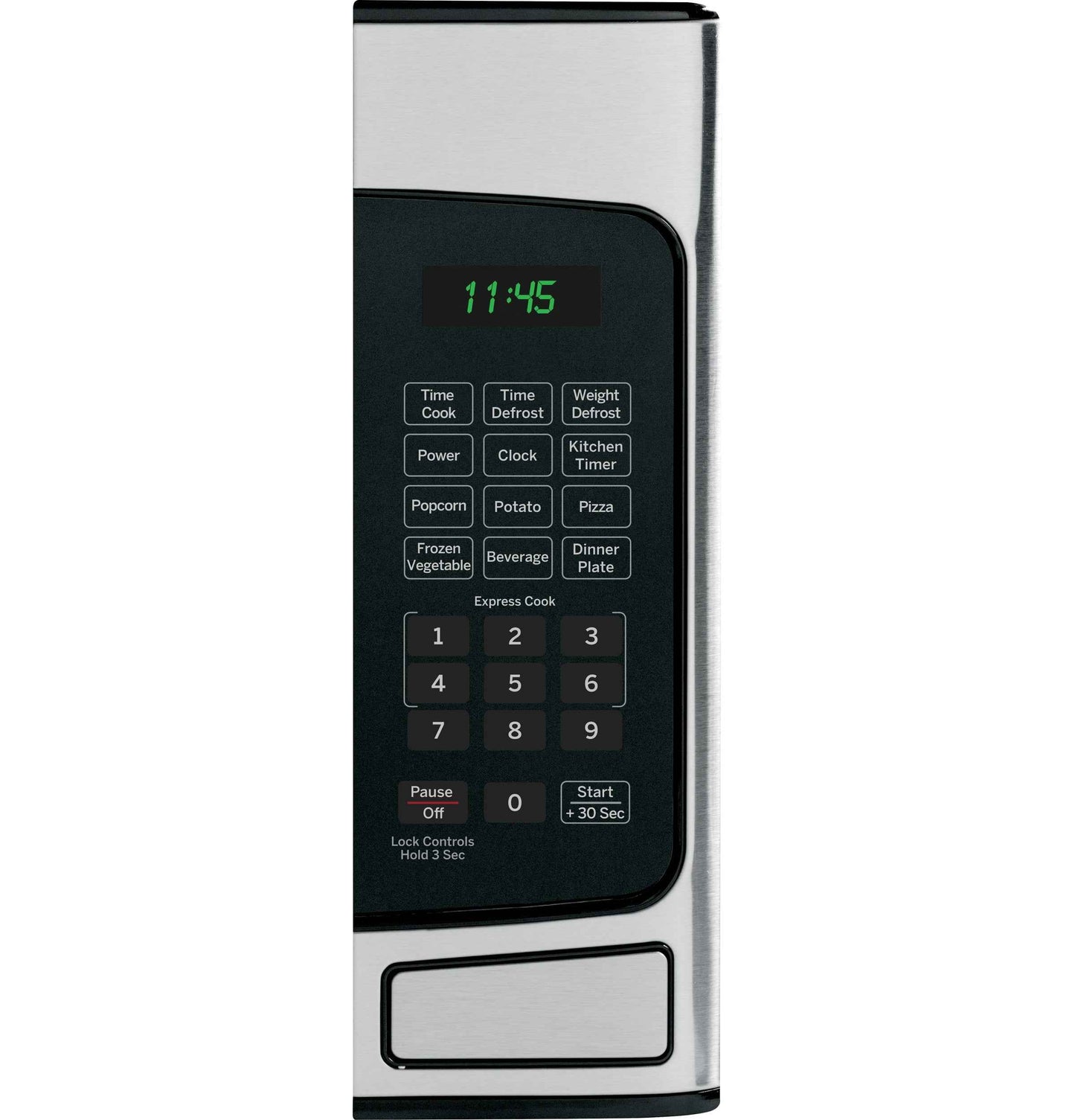 GE 1.1 Cu. Ft. Capacity Countertop Microwave Oven Stainless Steel