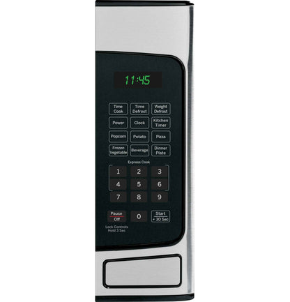 GE 1.1 Cu. Ft. Capacity Countertop Microwave Oven Stainless Steel