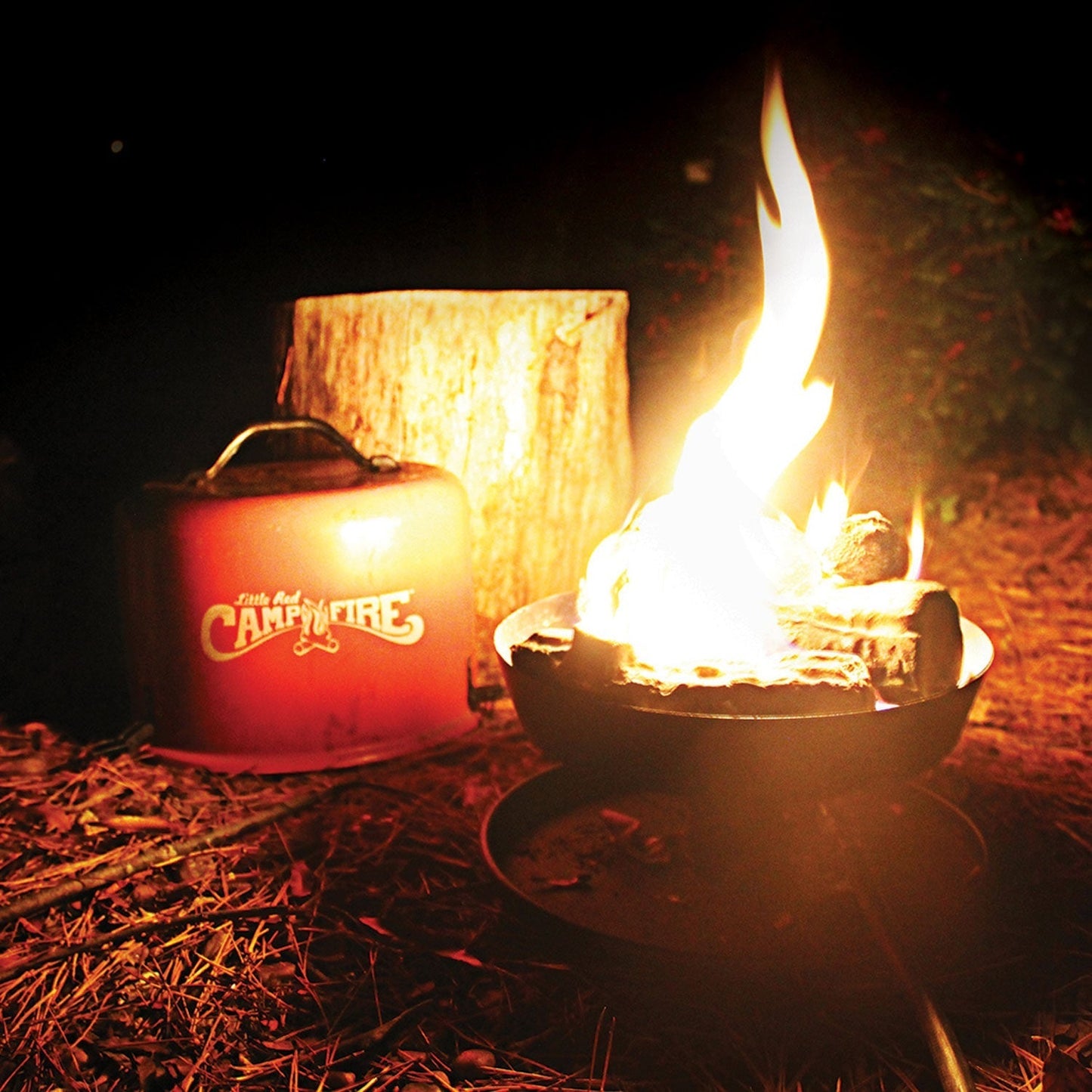 Camco Little Red Outdoor Portable Tabletop Propane Heater Fire Pit 11.25 Inch - Home OXO