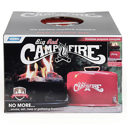 Camco Big Red Outdoor Portable Tabletop Propane Heater Fire Pit, 13.25 Inch - Home OXO