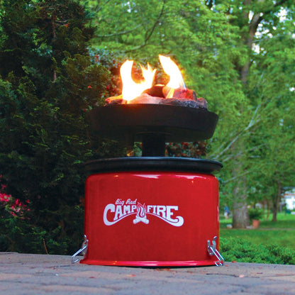Camco Big Red Outdoor Portable Tabletop Propane Heater Fire Pit, 13.25 Inch - Home OXO