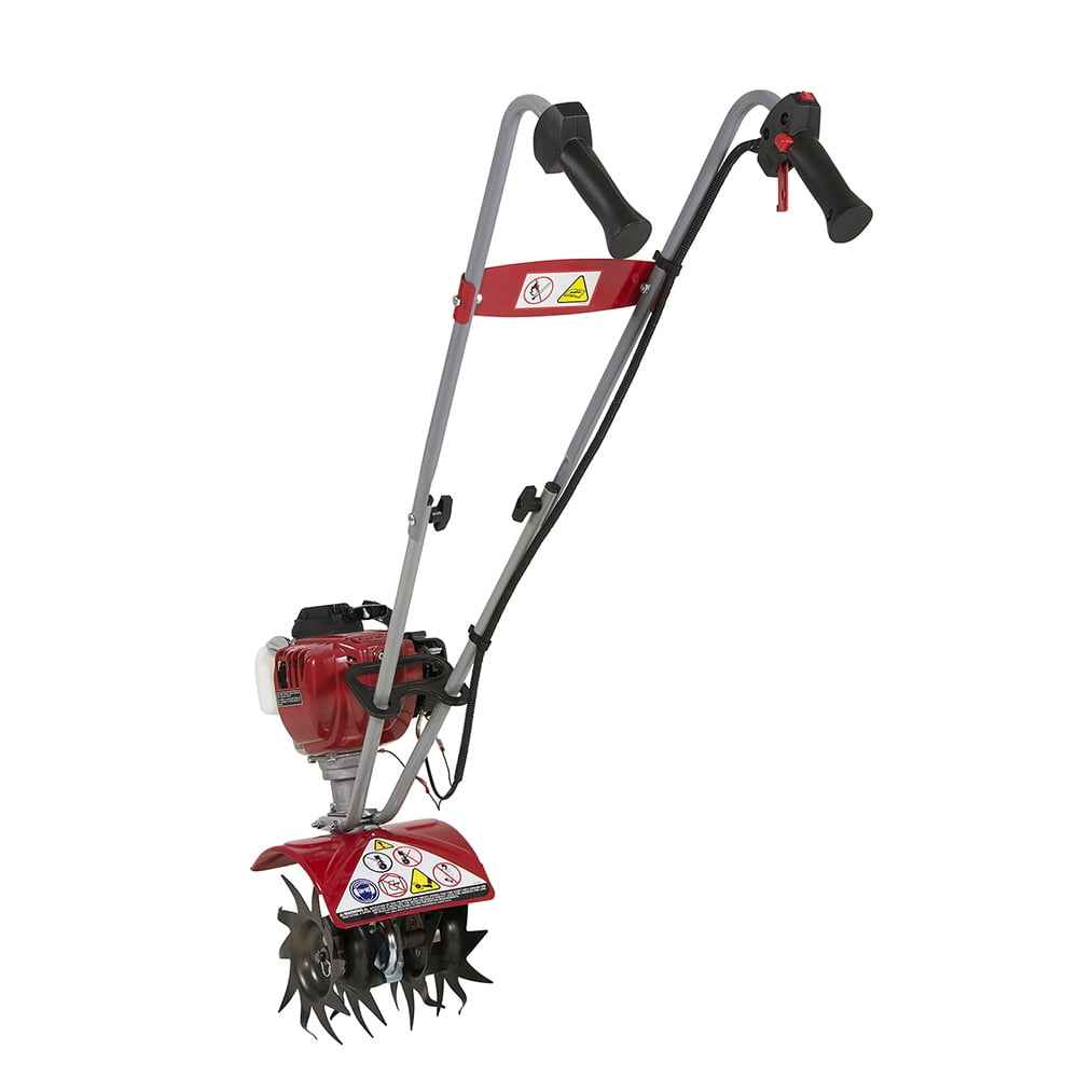 Mantis 7268 Gas Powered Garden Tiller / Cultivator. Powered by Honda 25cc, 4-Cycle Commercial Engine