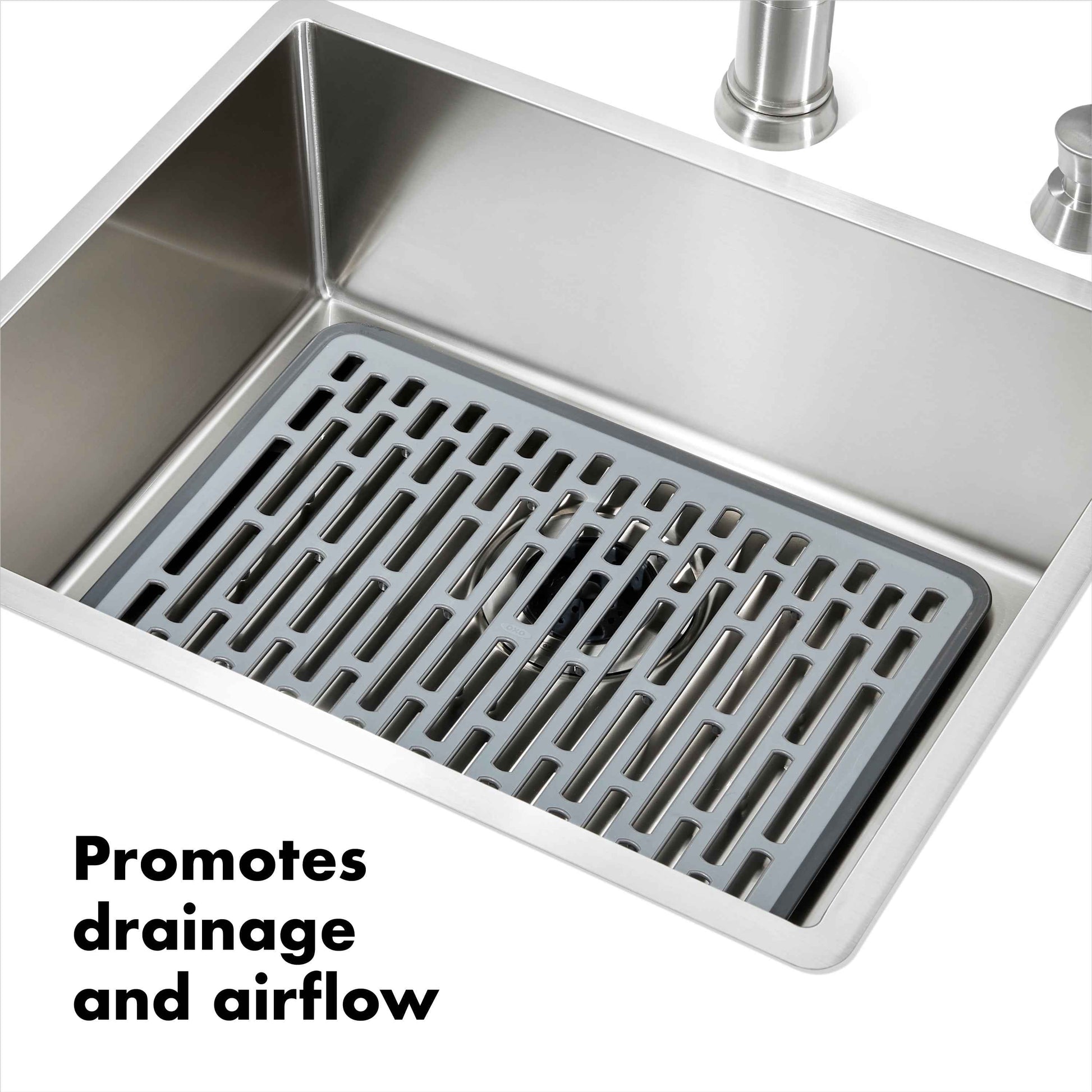 (5 pack) OXO Softworks Silicone Sink Mat, Large