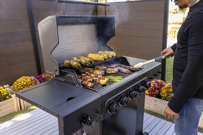 Charbroil Performance Series FlavorMax 5-Burner Gas Grill with Side Burner and 12" Griddle