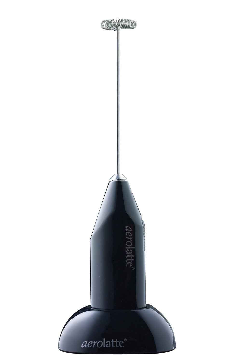 Aerolatte Electric Hand Held Milk Frother with Stand – Black