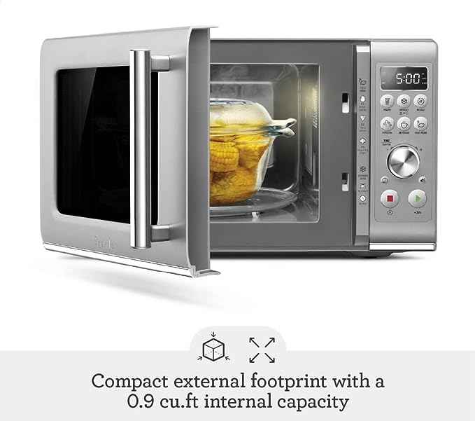 Breville The Compact Wave™ Soft Close Countertop Microwave Oven