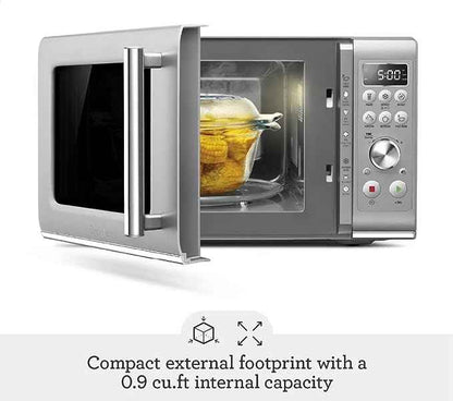 Breville The Compact Wave™ Soft Close Countertop Microwave Oven