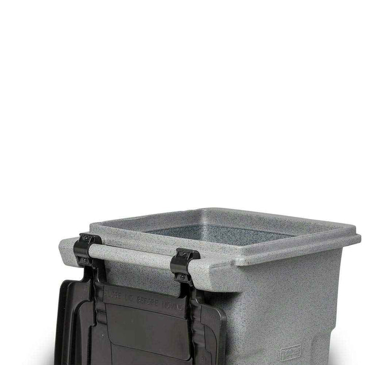 Toter Trash Can Graystone with Wheels and Lid, 32 Gallon