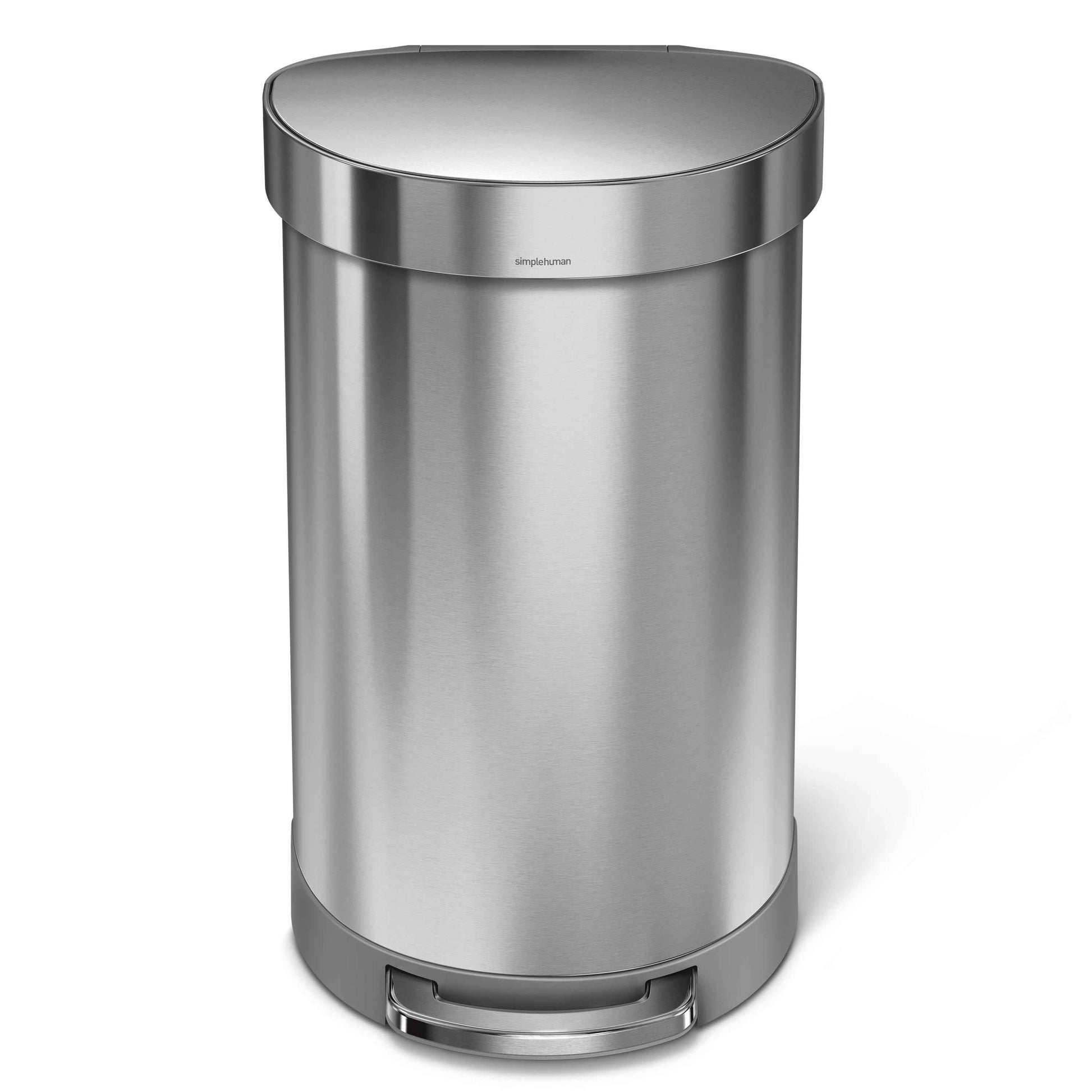 simplehuman Indoor Step Trash Can Brushed Stainless Steel 12 Gal. (CW2030)
