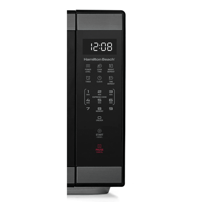 Hamilton Beach 1.1 Cu Ft Countertop Microwave Oven in Stainless Steel