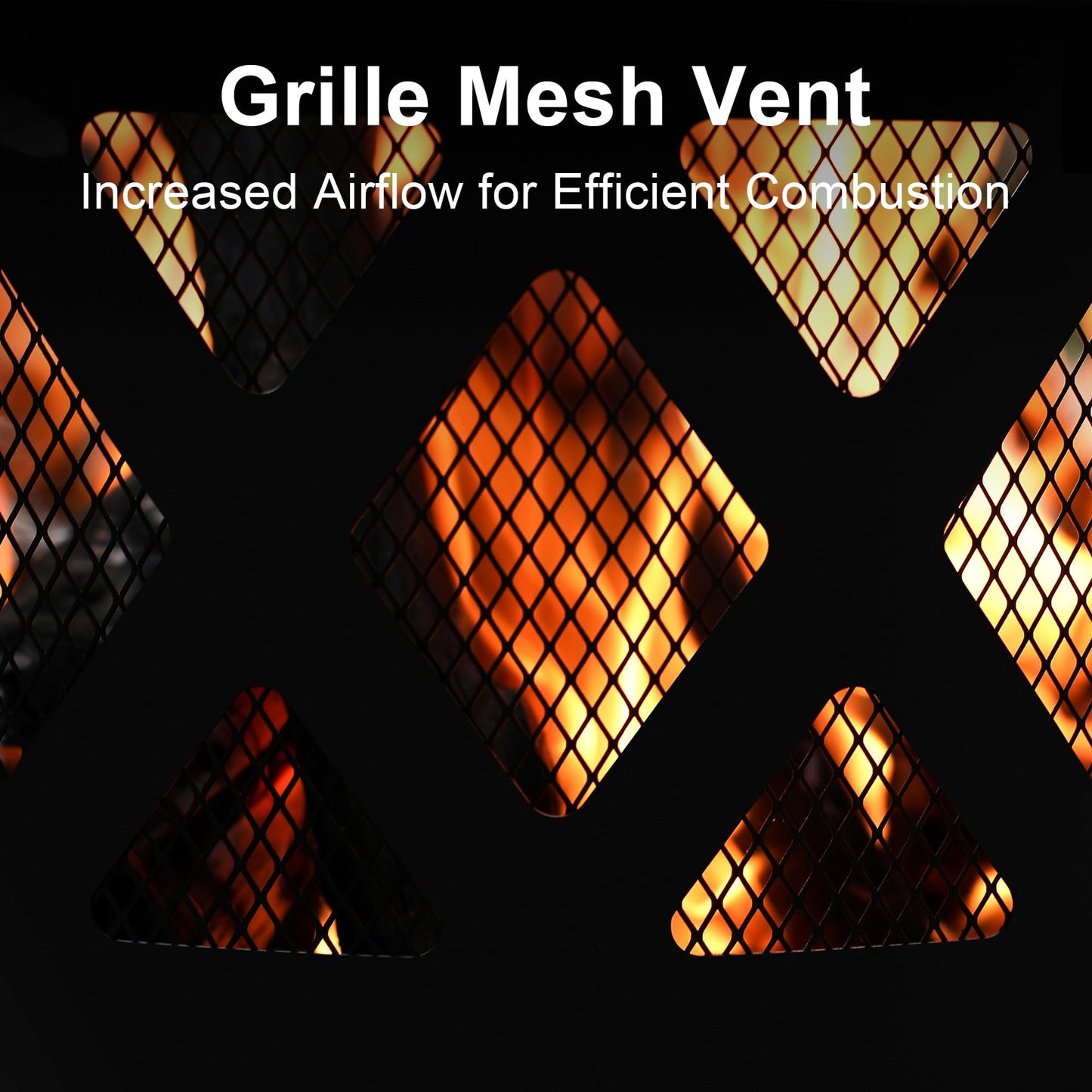 BALI OUTDOORS 32 inch Fire Pit with Poker, Wood Burning Fire Pit Patio for Outside with Grill - Home OXO