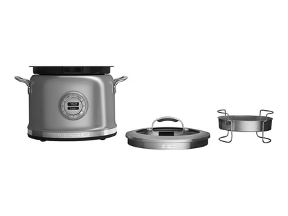KitchenAid KMC4241SS Electric Multi Steamer Slow Cooker, 4 Qt, Stainless Steel