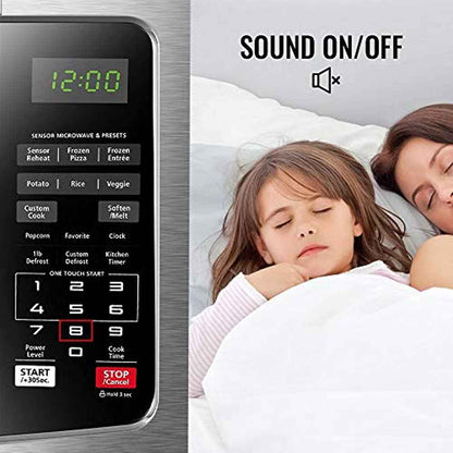 Toshiba 1.2 cu ft Countertop Microwave Ovens in Stainless Steel