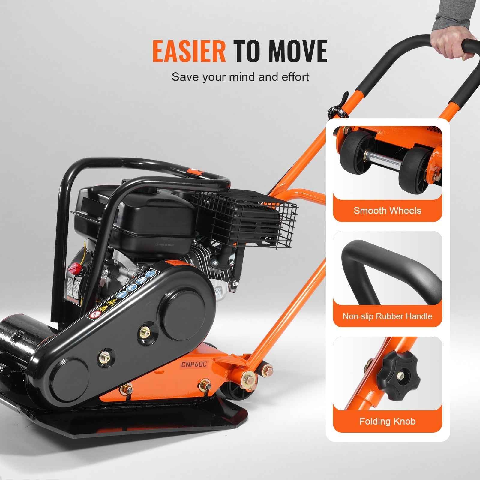 KFFKFF board pressure solid board consolidation machine 6.5HP rear tuning machine 196cc EPA and Carb