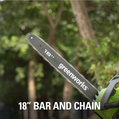 Greenworks 14.5 Amp 18" Corded Electric Chainsaw 20332