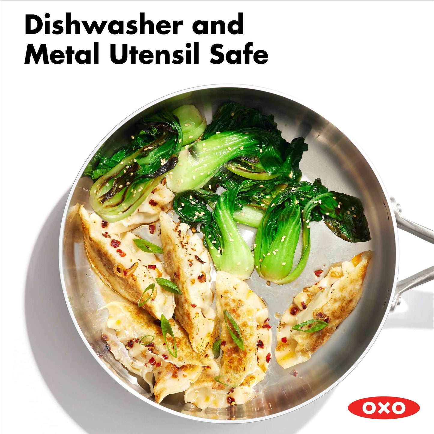 OXO Mira 12" Tri-Ply Stainless Steel Skillets and Frying Pan