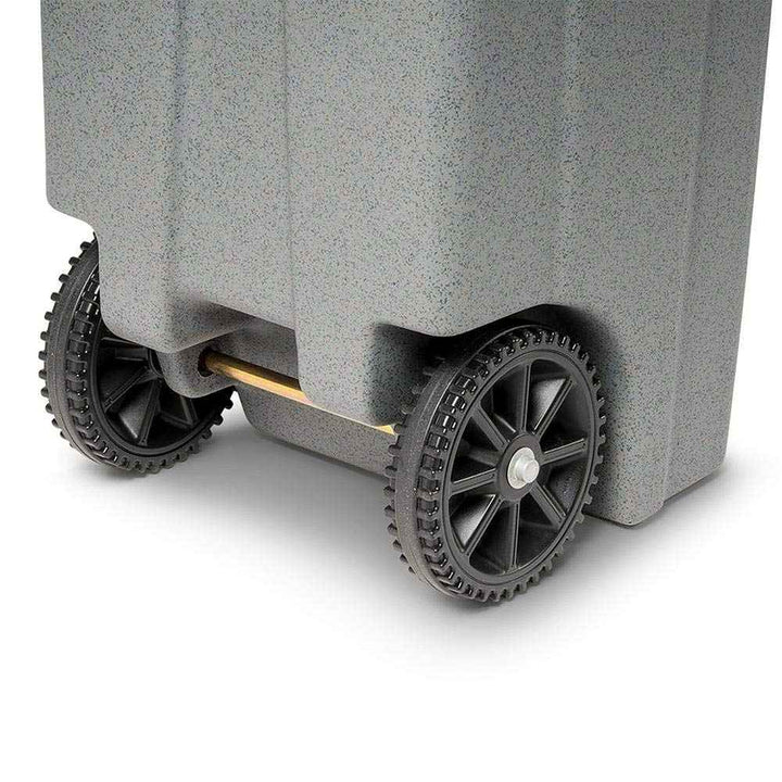 Toter Trash Can Graystone with Wheels and Lid, 32 Gallon