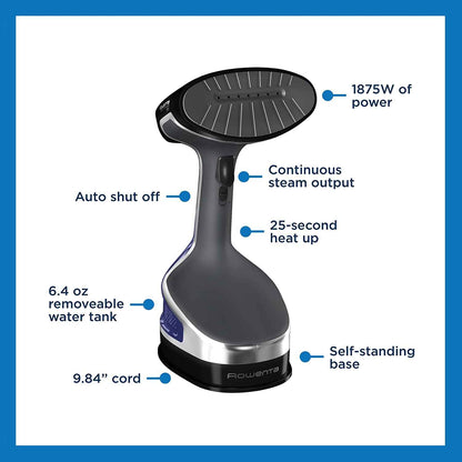 Rowenta X-Cel Portable Handheld Garment & Fabric Steamer – 1875 Watts