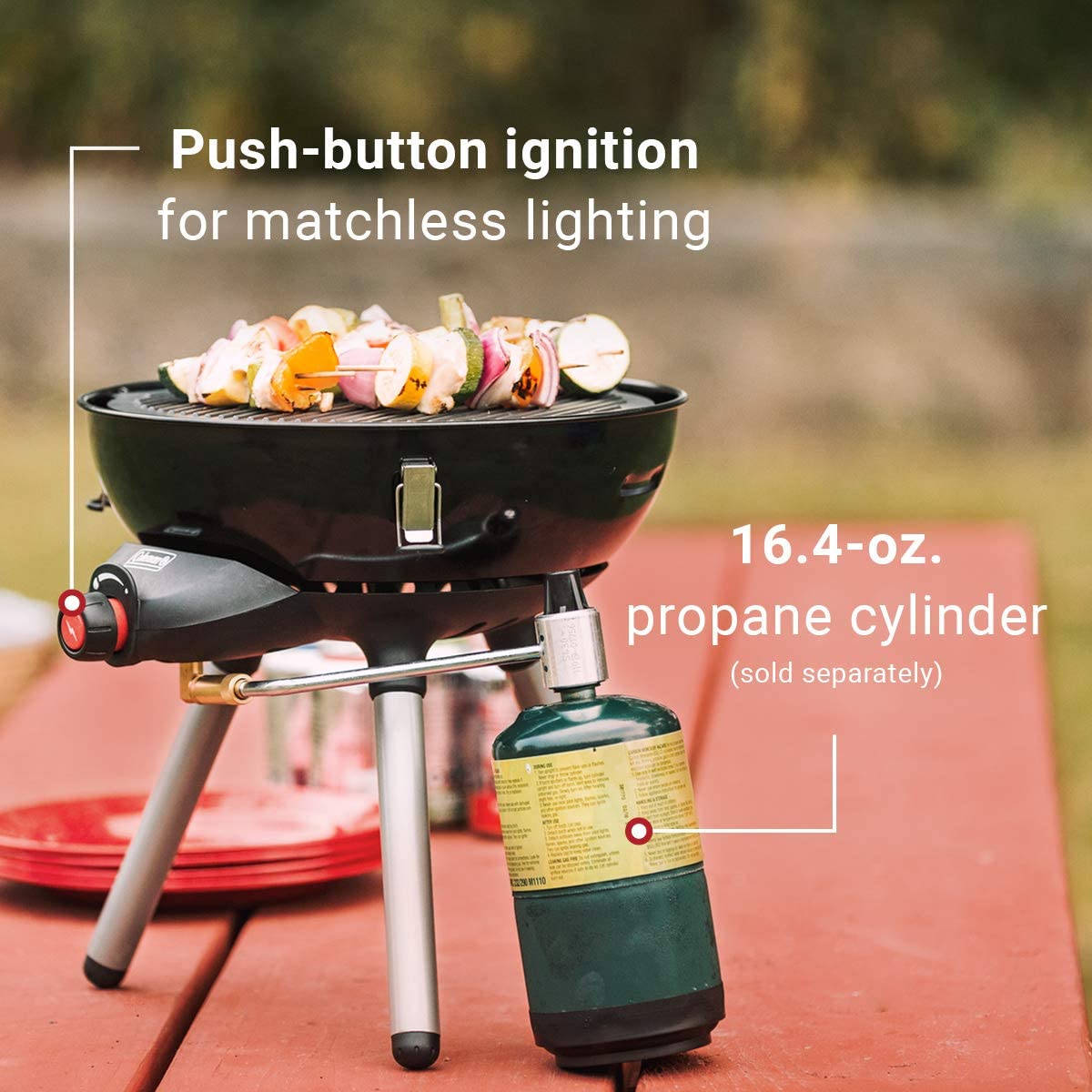 4-in-1 Portable Propane Gas Camping Stove, 1 Burner - Home OXO