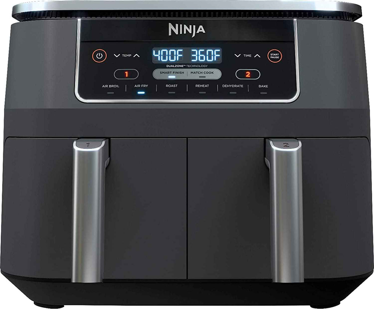 Ninja DZ100 Foodi 4-in-1 8-qt. 2-Basket Air Fryer with DualZone Technology