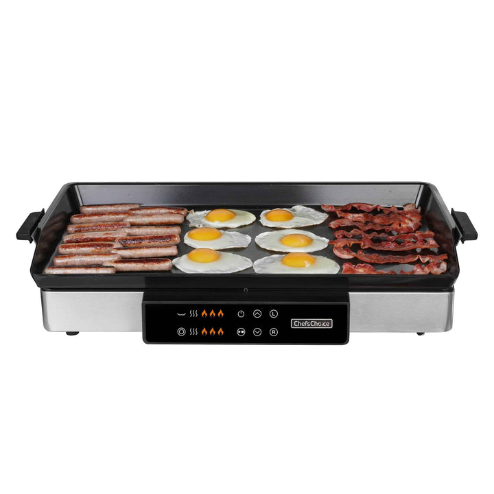 Chef'sChoice 2-in-1 Digital Griddle & Dual Burner, in Stainless Steel (GRCC2N1SS13)