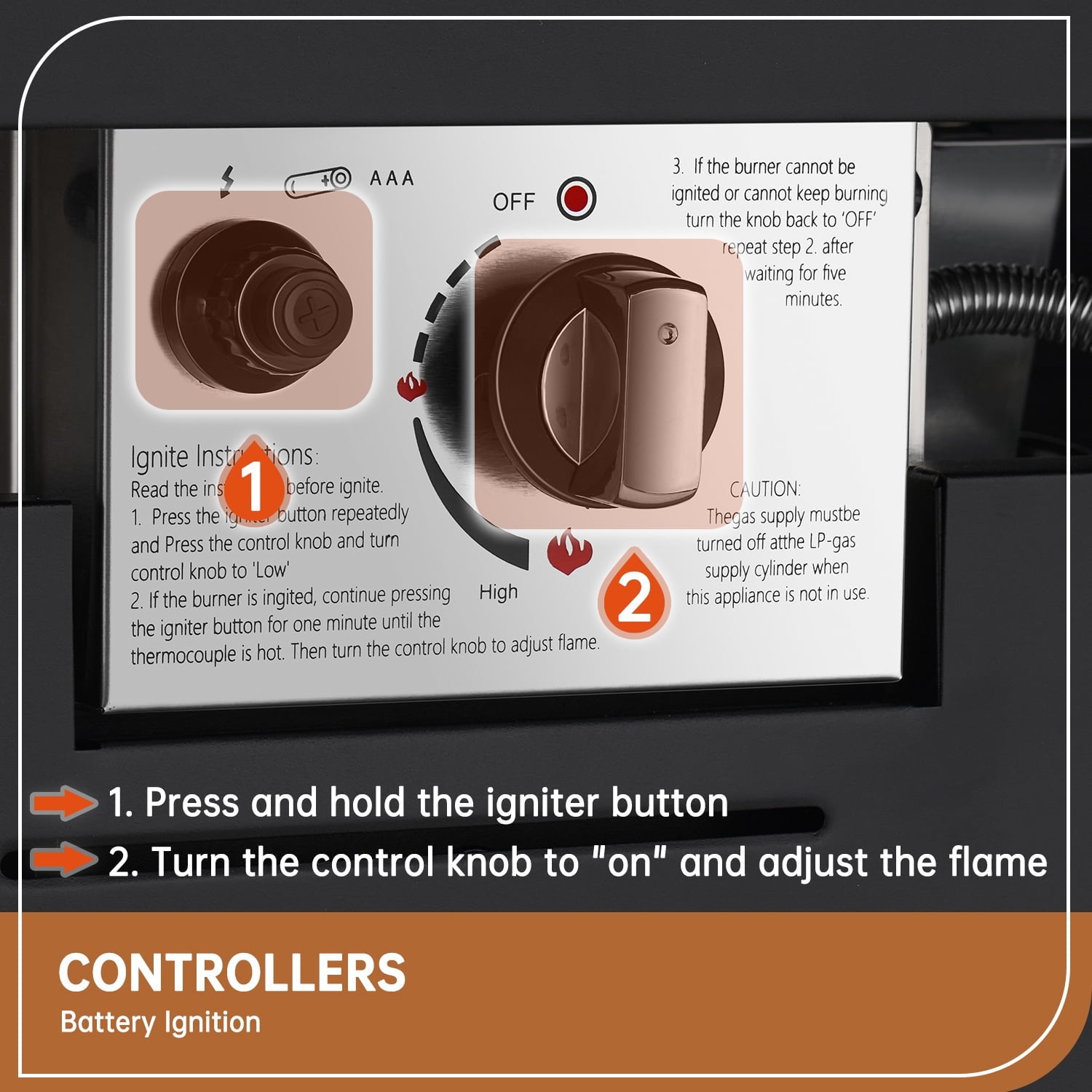 JolyDale 40" Propane Fire Pit Table, 50,000 BTU Auto Ignition Steel Gas Fire Pit with Removable Lid & Waterproof Cover for Patio, Backyard, Black - Home OXO