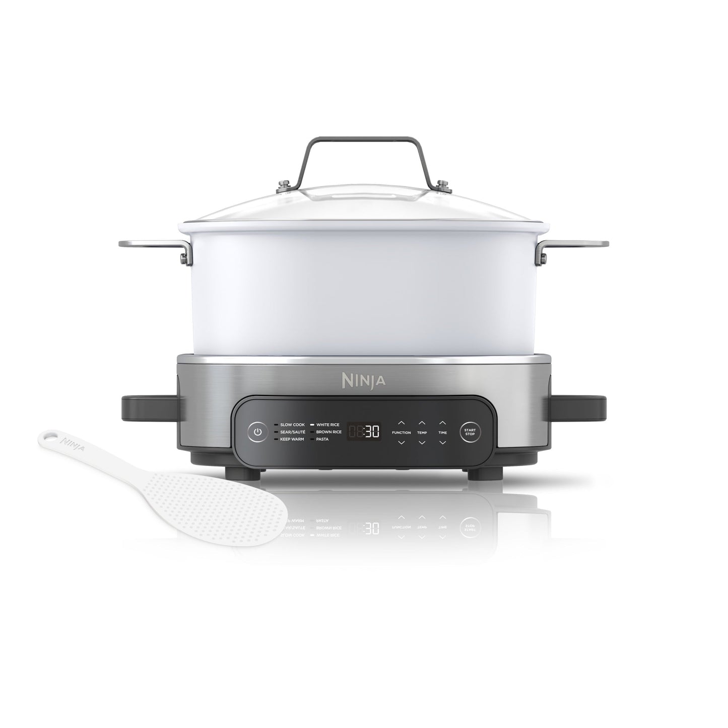 Ninja 10-in-1 Everyday PossibleCooker 6.5-qt, Stainless Steel/White, MultiCooker