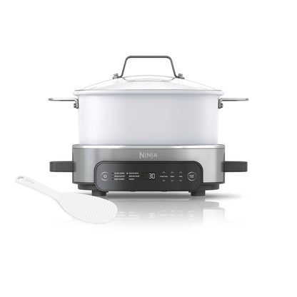 Ninja 10-in-1 Everyday PossibleCooker 6.5-qt, Stainless Steel/White, MultiCooker