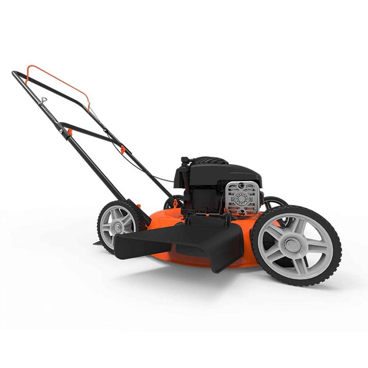 Yard Force YF21-SD-TW 21" Gas Lawn Mower, 125cc Made in the USA Briggs & Stratton® e450 engine,  Adjustable Cutting Heights, 20" Cutting Path, 7" Wheels, TCI Ignition 2-year warranty