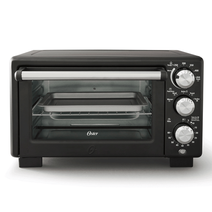 Oster® Convection 4-Slice Toaster Oven, Matte Black, Convection Oven and Countertop Oven