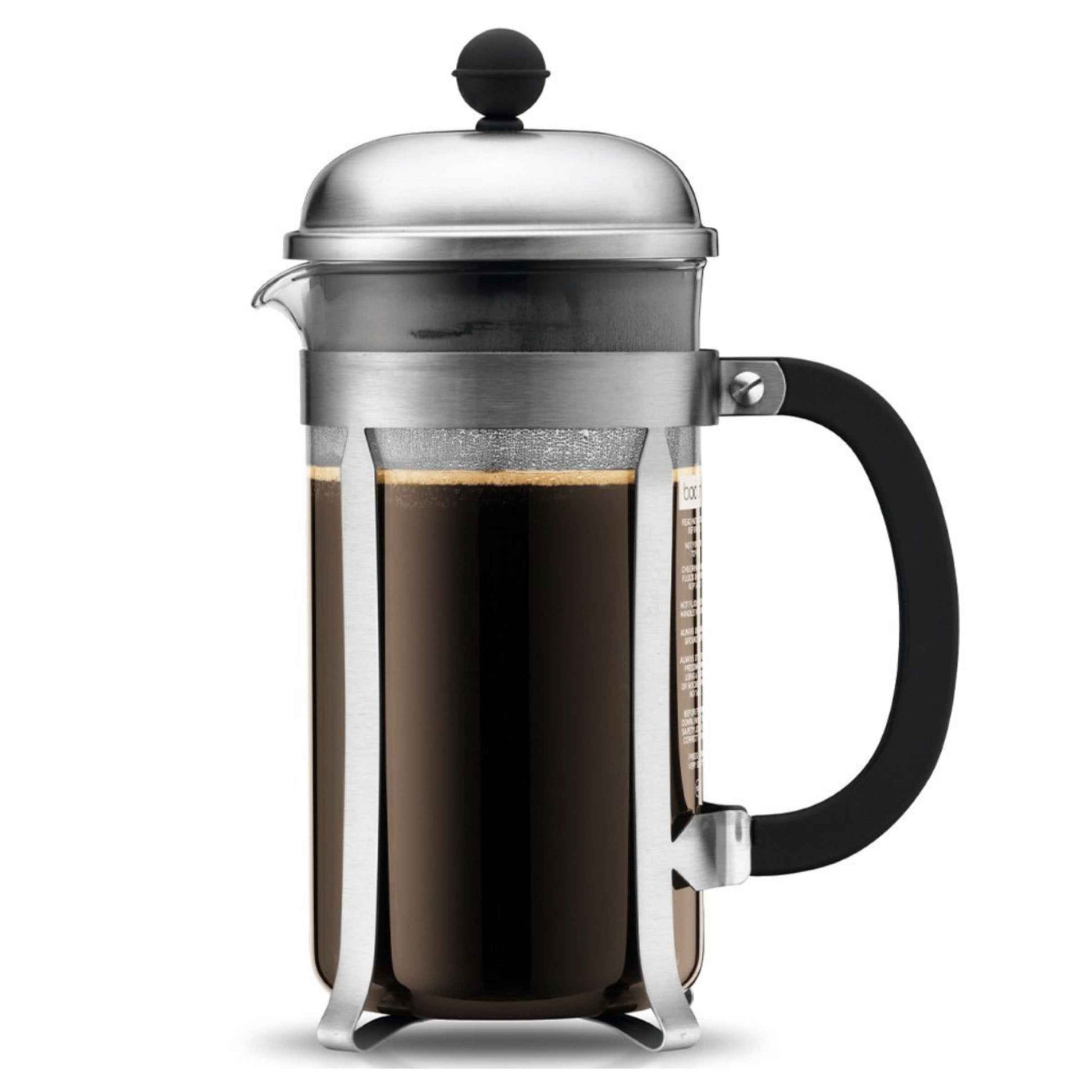 Bodum Chambord French Press Coffee Maker – 8 Cup – Chrome