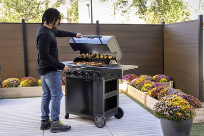 Charbroil Performance Series FlavorMax 5-Burner Gas Grill with Side Burner and 12" Griddle