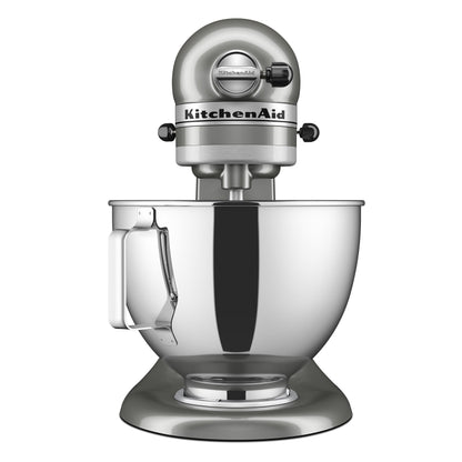 KitchenAid Deluxe Series 4.5 Quart Tilt-Head Stand Mixer with Stainless Bowl, Contour Silver, KSM97CU