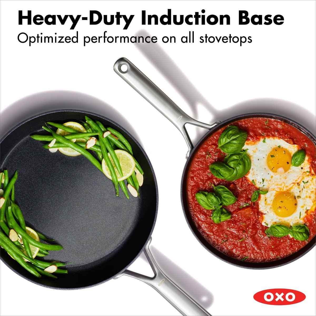 OXO 8" and 10" Nonstick Metal Frying Pan, Set of 2