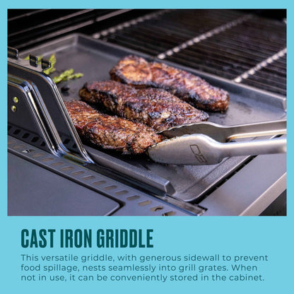 Charbroil Performance Series FlavorMax 5-Burner Gas Grill with Side Burner and 12" Griddle