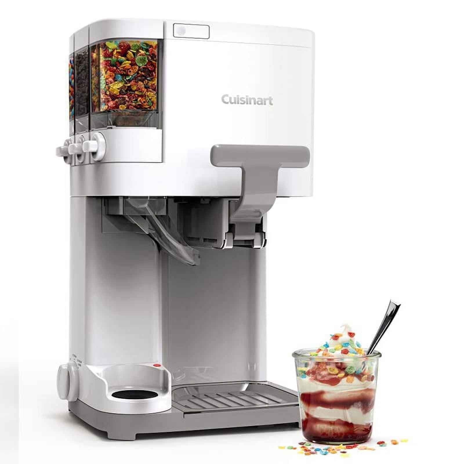 Cuisinart Mix It In Soft Serve Ice Cream Maker with Topping Dispensers