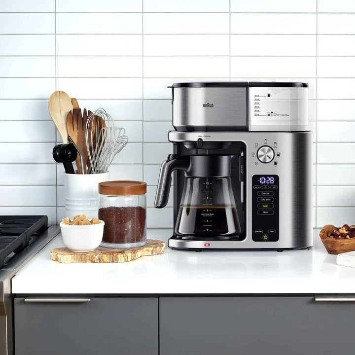 Braun MultiServe Drip Coffee, Single Serve Brewer, KF9270SI