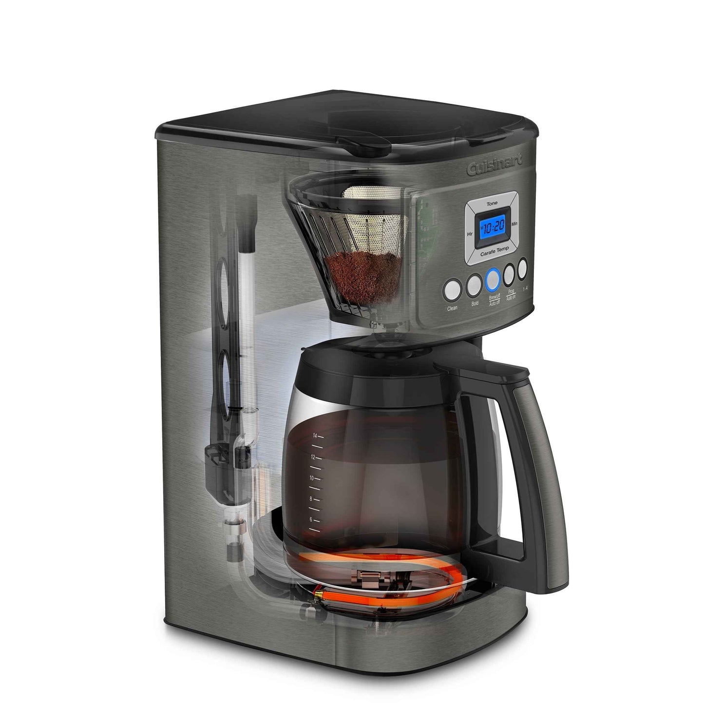 Cuisinart Perfectemp™ 14 Cup Programmable Coffeemaker, Black