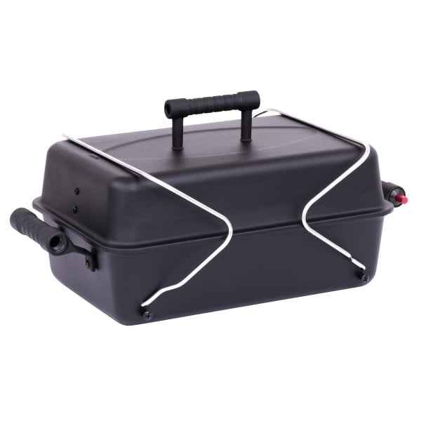Charbroil 1-Burner Deluxe Portable Propane Gas Table Top Grill, Black
