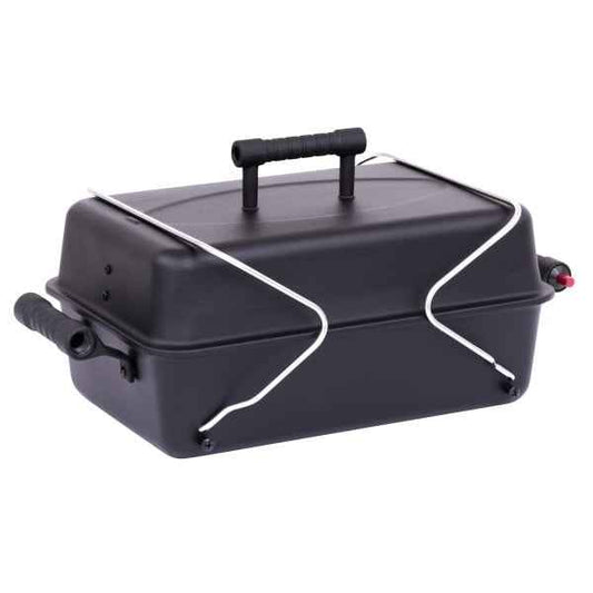 Charbroil 1-Burner Deluxe Portable Propane Gas Table Top Grill, Black