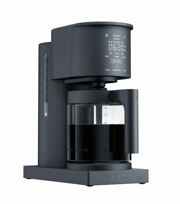 Chefman Caffeinator Drip 14-Cup Programmable Coffee Maker, Black