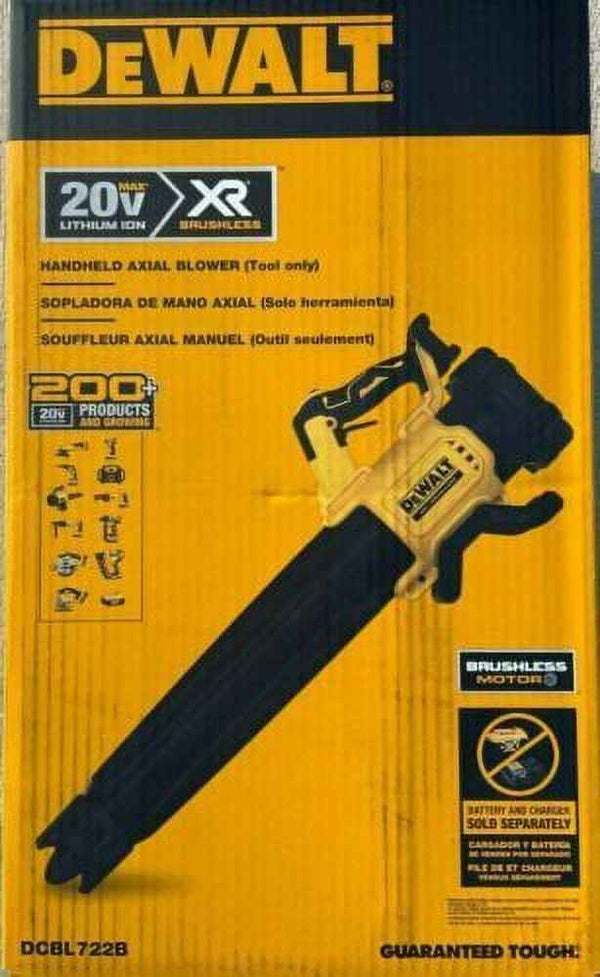 DeWALT DCBL722B 20V MAX XR Brushless Ergonomic Handheld Blower - Bare Tool