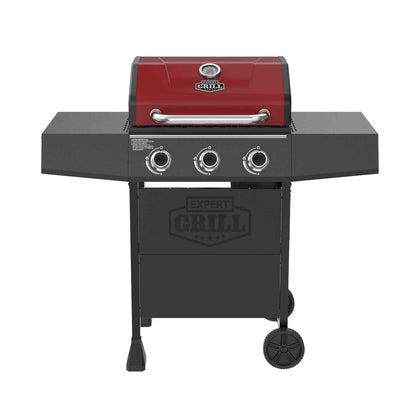 Expert Grill 3 Burner Propane Gas Grill in Red