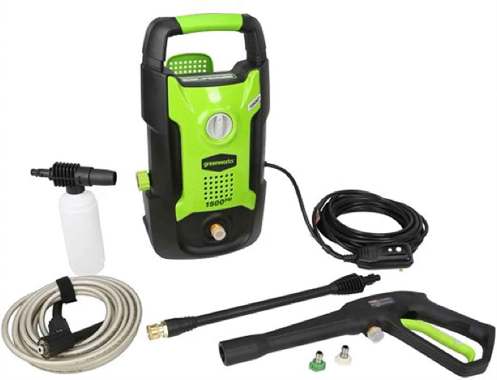 Greenworks 1600 Psi (1.2 GPM) Electric Pressure Washer Great for Cars, Patios, Driveways