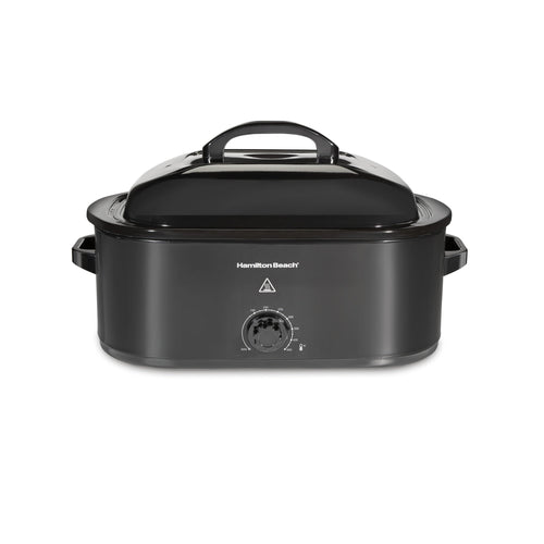 Hamilton Beach 20 Quart Electric Roaster Oven with Removable Pan, Black