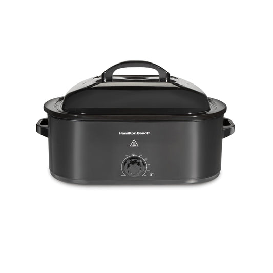 Hamilton Beach 20 Quart Electric Roaster Oven with Removable Pan, Black