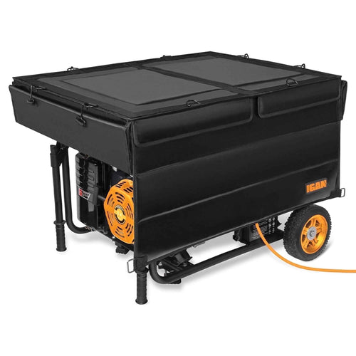 IGAN Generator Tent Waterproof Portable Cover for 3500–12000 Watt 9,2 lb. Black