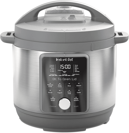 Instant Pot Duo Plus 6-quart Multi-Use Pressure Cooker with Whisper-Quiet Steam Release, V4