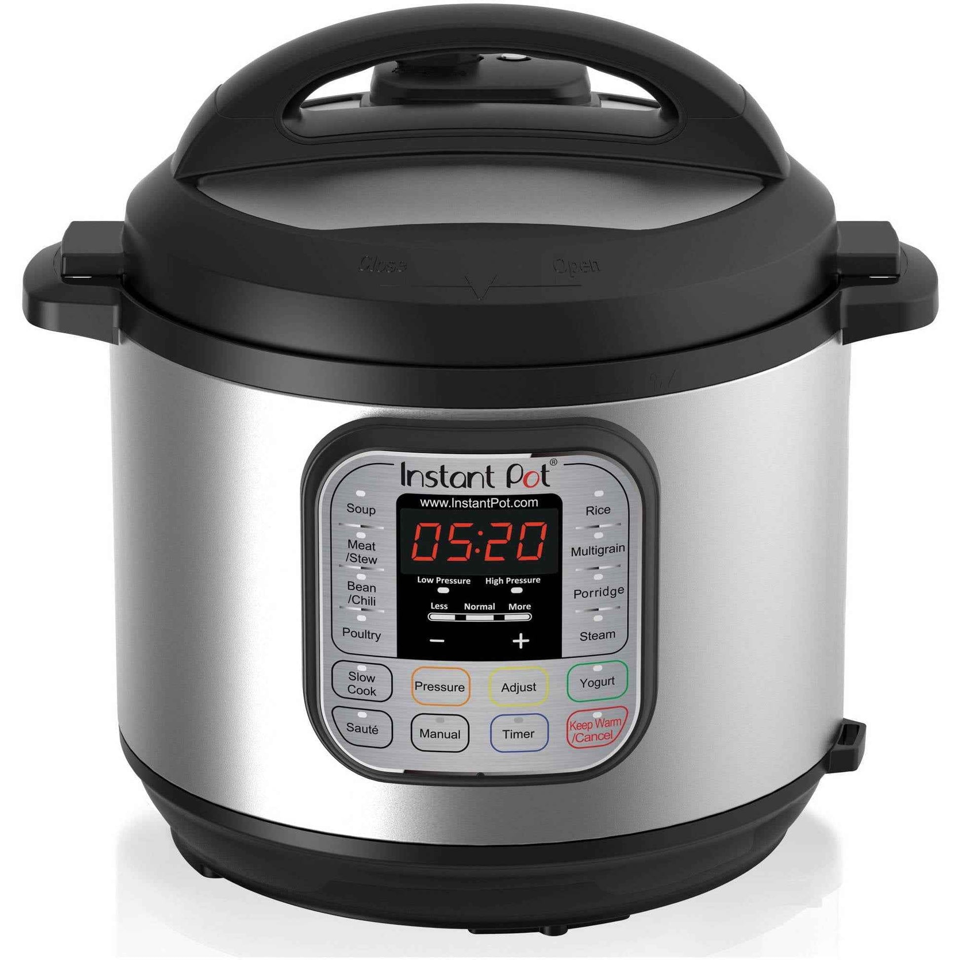 Instant Pot Duo 6-Quart 7-in-1 Electric Pressure Cooker, Slow Cooker, Rice Cooker, Steamer, Sauté, Yogurt Maker, Warmer & Sterilizer, Includes App With Over 800 Recipes, Stainless Steel