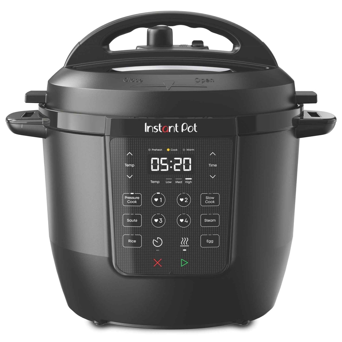 Instant Pot 6Qt RIO Chef Series 7-in-1 Multi-Cooker, Pressure Cooker, Slow Cook, & More, Black